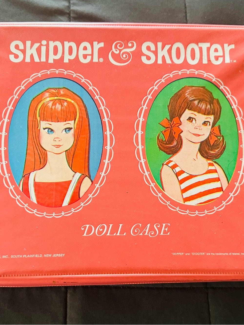 Mattel Skipper & Skooter Doll case with Skipper Doll